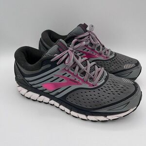 Brooks Ariel 18 Women's‎ Running Shoes Gray Pink size 9